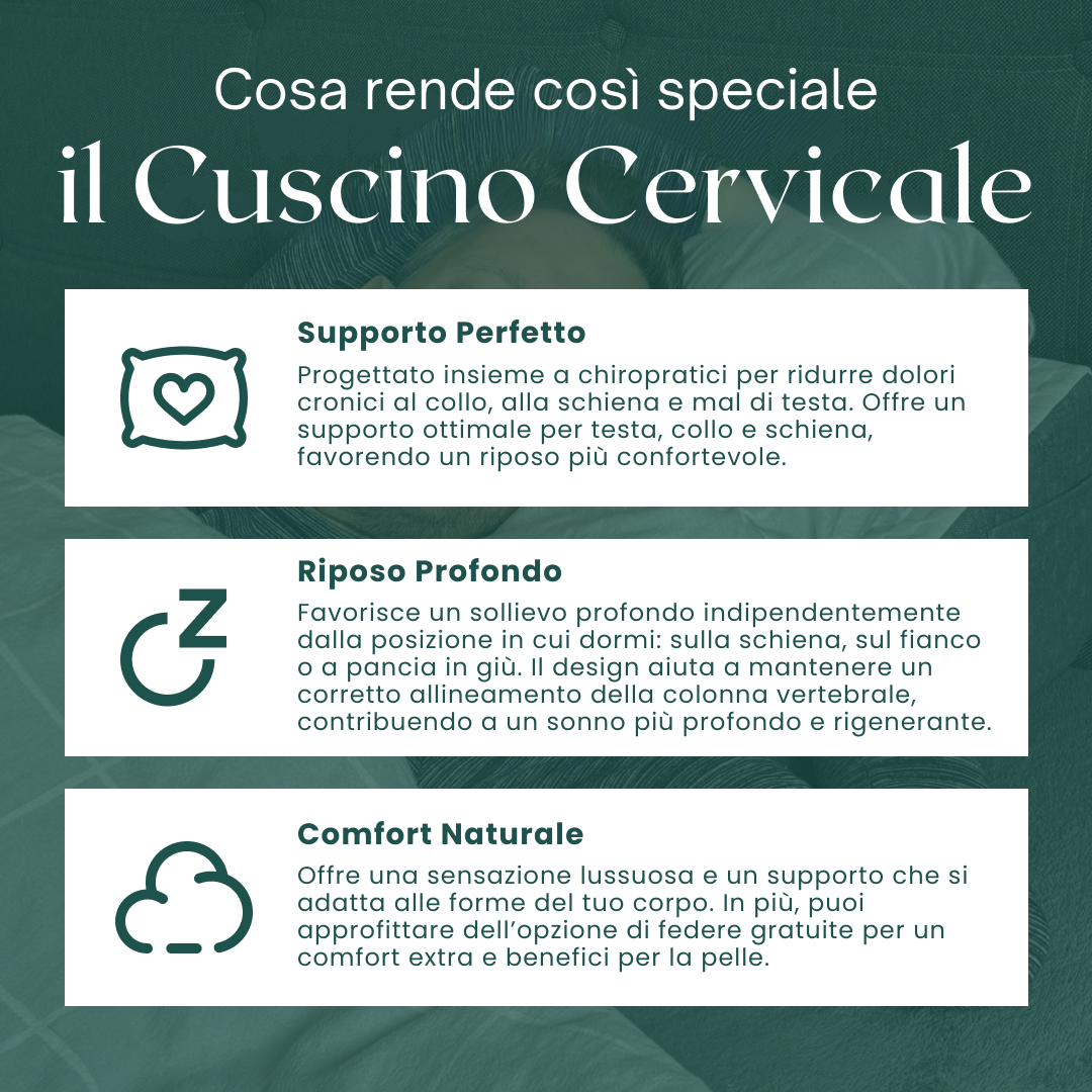 Releny™ Cuscino Cervicale Ergonomico